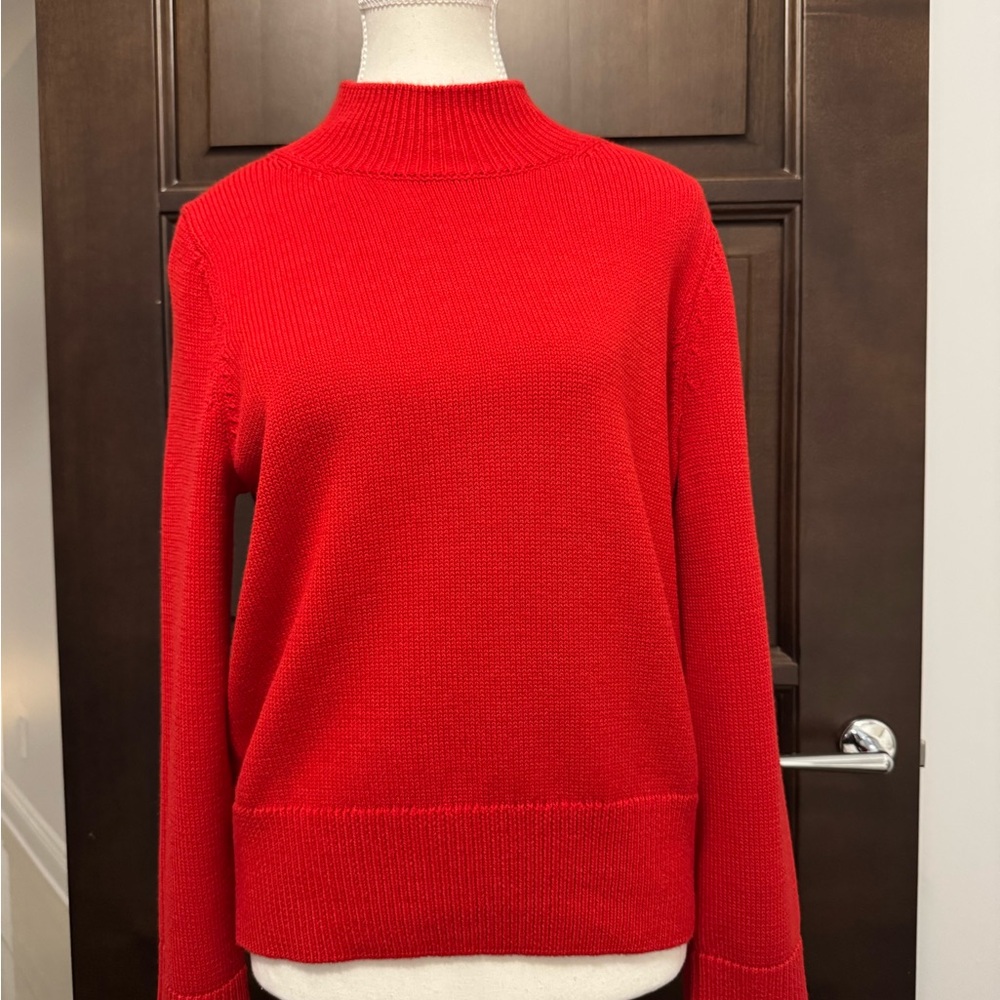 Ever New Vibrant Red Turtleneck Sweater